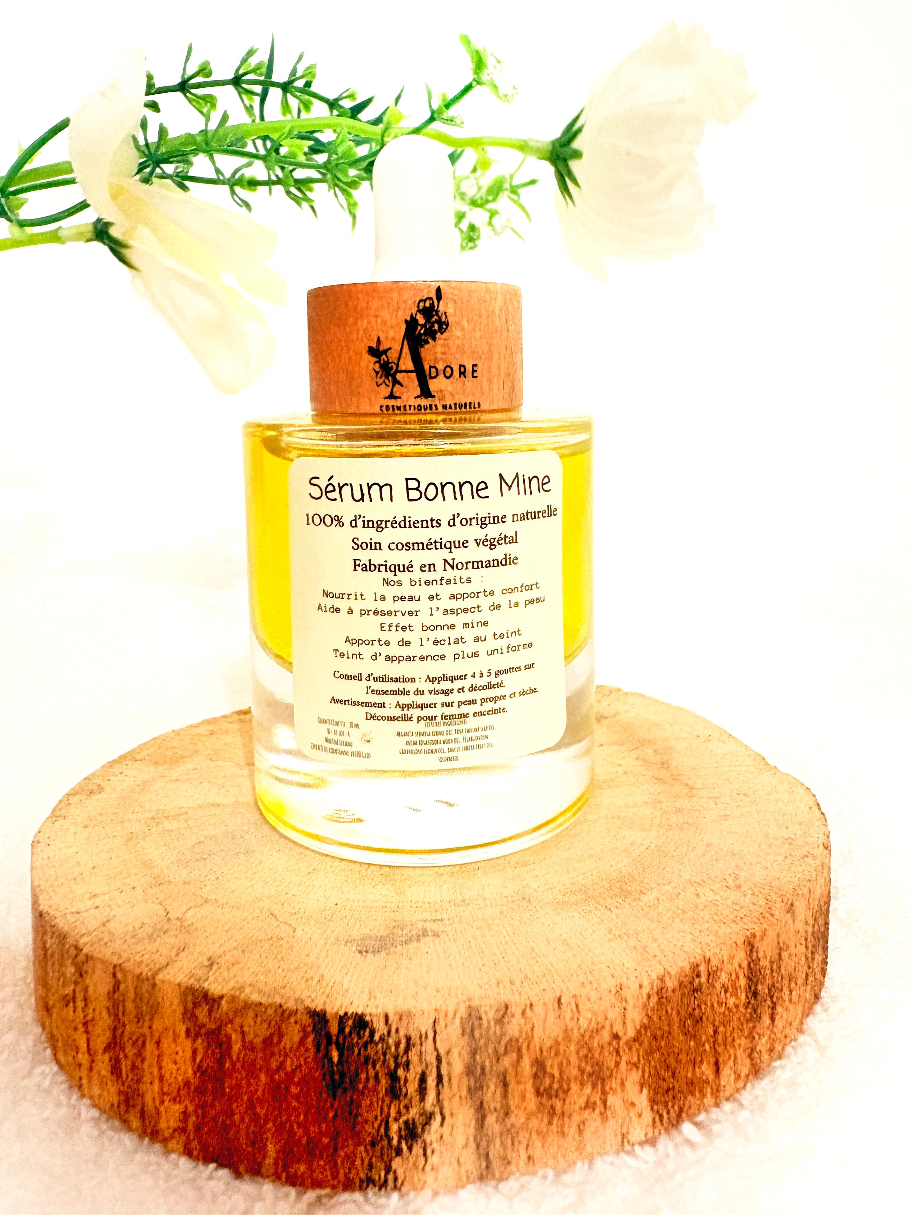 Sérum Bonne Mine 100% Naturel Vitalité & Éclat