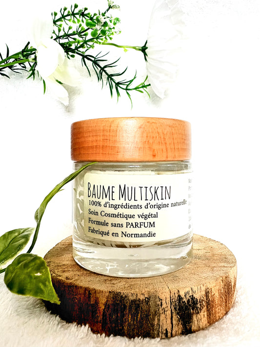 Baume MultiSkin 100% Naturel Formule douce, apaise  & Confort– Pour toute la famille