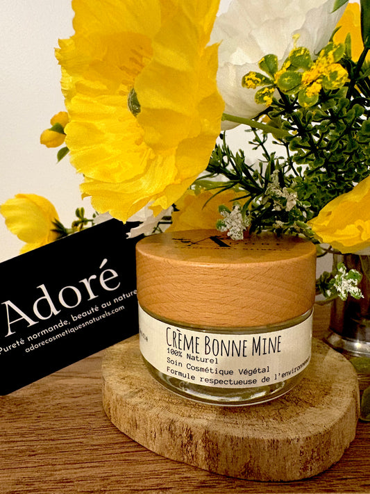 Crème Bonne Mine 100% Naturel- Éclat & Vitalité