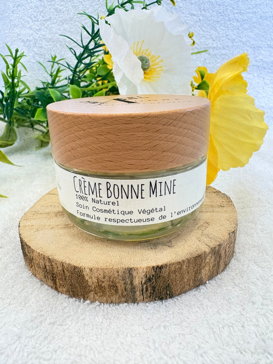 Crème Bonne Mine 100% Naturel- Éclat & Vitalité